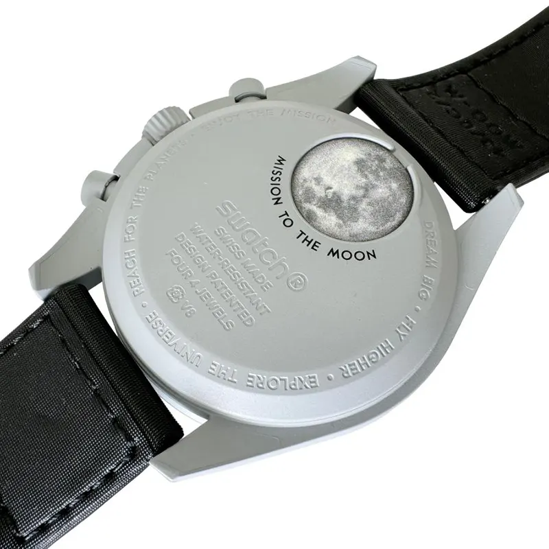 Omega x Swatch MoonSwatch Mission to Earthphase Men's Watch- S033M700